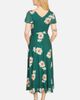 Yumi Yumi Mesh Flower With Pockets Wrap Midi Dress - 5