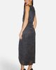 Yumi Yumi Metallic Pleated Frill Wrap Midi Dress - 3
