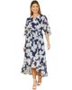 Yumi Yumi Midi Dip Hem Wrap Dress - 1
