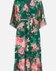 Yumi Yumi Midi Dip Hem Wrap Midi Dress - 2