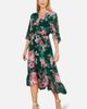 Yumi Yumi Midi Dip Hem Wrap Midi Dress - 3