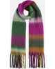 Yumi Yumi Oversize Brushed Fringe Checked Scarf - 1