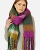 Yumi Yumi Oversize Brushed Fringe Checked Scarf - 3