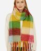 Yumi Yumi Oversize Checked Soft Tassel Scarf - 1