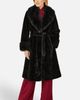 Yumi Yumi Oversize Collar Wrap Faux Fur Coat - 2