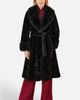 Yumi Yumi Oversize Collar Wrap Faux Fur Coat - 5