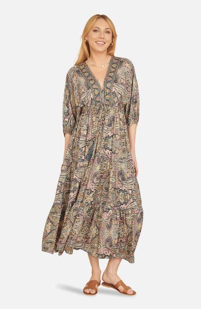 Yumi Yumi Paisley Print Midi Dress