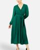 Yumi Yumi Pleated Wrap Midi Dress - 1