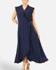 Yumi Yumi Polka Dot Midi Wrap Dress - 2