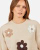 Yumi Yumi Relaxed Crochet Flower Jumper - 5