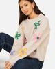 Yumi Yumi Relaxed Flower Embroidered Jumper - 5