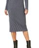 Yumi Yumi Ribbed Knitted Midi Skirt - 1