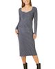 Yumi Yumi Ribbed Knitted Midi Skirt - 3
