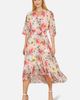 Yumi Yumi Ruffle-Hem Wrap Midi Dress - 3