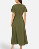 Yumi Yumi Ruffle Collar Midi Shirt Dress - 3