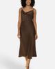 Yumi Yumi Satin Cowl Neck Midi Slip Dress - 1