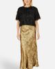 Yumi Yumi Satin Mid Rise Midi Skirt - 2