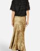 Yumi Yumi Satin Mid Rise Midi Skirt - 5