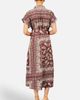 Yumi Yumi Scarf Print Midi Shirt Dress - 3