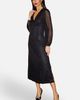 Yumi Yumi Sequin Long Sleeve Midi Dress - 1