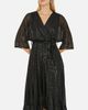 Yumi Yumi Sequin Midi Wrap Dress - 3
