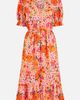 Yumi Yumi Short Sleeve V-Neck Printed Midi Dress - 2