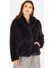 Yumi Yumi Short Wrap Faux Fur Coat - 1