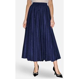 Yumi Yumi Sparkle Print Mesh Maxi Skirt