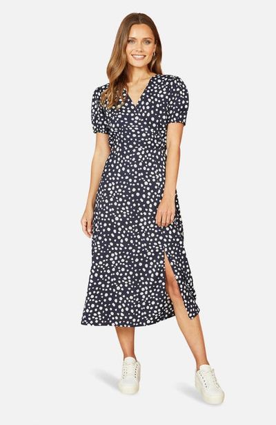 Yumi Yumi Spot Midi Tea Dress