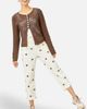 Yumi Yumi Spot Print Cotton Canvas Chinos - 5