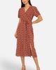 Yumi Yumi Spot Wrap Midi Dress - 1