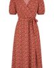 Yumi Yumi Spot Wrap Midi Dress - 2