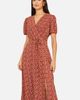 Yumi Yumi Spot Wrap Midi Dress - 3