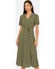 Yumi Yumi Spot Wrap Midi Tea Dress - 1