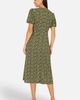 Yumi Yumi Spot Wrap Midi Tea Dress - 3