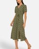 Yumi Yumi Spot Wrap Midi Tea Dress - 5