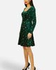 Yumi Yumi Starburst Foil Print Skater Dress - 2
