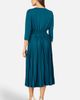 Yumi Yumi Stretch Wrap Pleated Midi Dress - 3