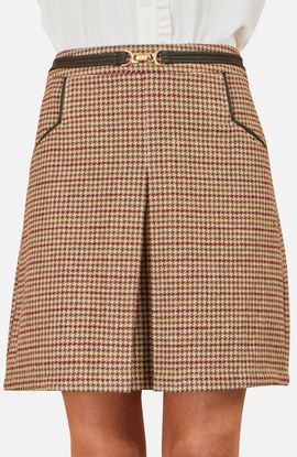 Yumi Yumi Tailored Check Mini Skirt