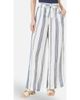 Yumi Yumi Tie Belt Linen Mix Cropped Trousers - 1