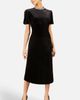 Yumi Yumi Velvet Embellised Neckline Midi Dress - 2