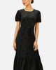 Yumi Yumi Velvet Twist Waist Midi Dress - 2