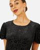 Yumi Yumi Velvet Twist Waist Midi Dress - 5