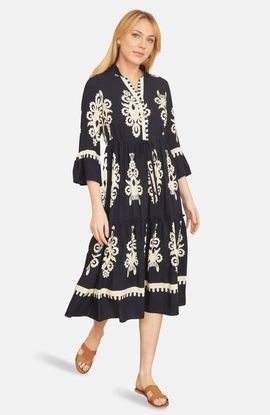 Yumi Yumi Viscose Floral Midi Dress