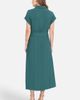 Yumi Yumi Viscose Linen Look Midi Shirt Dress - 3