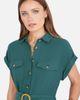 Yumi Yumi Viscose Linen Look Midi Shirt Dress - 5