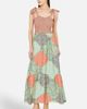 Yumi Yumi Viscose Patchwork Ruched Maxi dress - 1