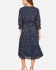Yumi Yumi Wrap Foil Pleated Midi Dress - 5