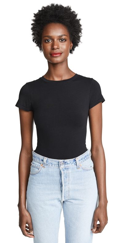 Yummie Yummie Seamless Shaping Thong Bodysuit Black