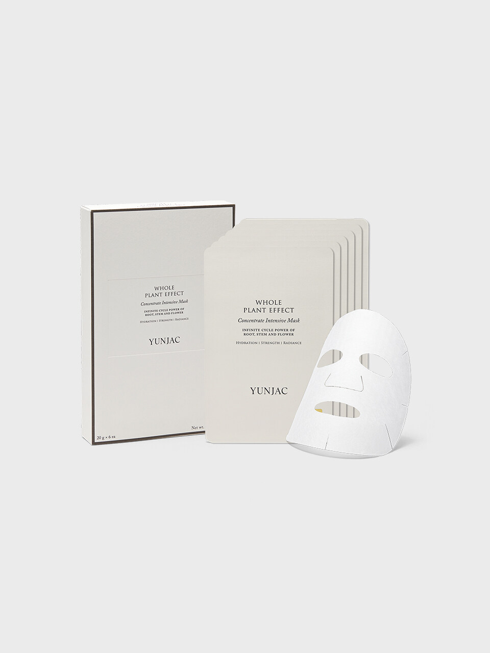 YUNJAC Whole Plant Effect Concentrate Intensive Mask 20g x 6ea